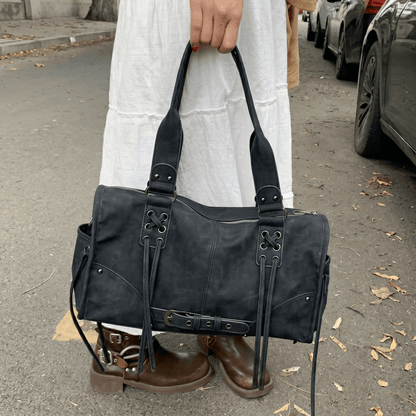 Tassi - Motorcycle Style Shoulder/Handbag - Timefield