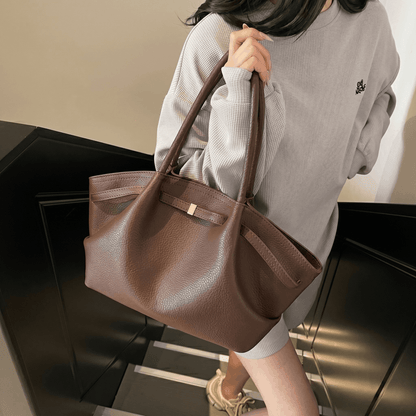 Dail - Luxury Lychee Grain Tote Bag - Timefield