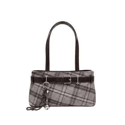 Tevis - Retro Plaid Shoulder Bag - Timefield
