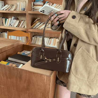Grelhi - Retro Bowling Style Handbag - Timefield