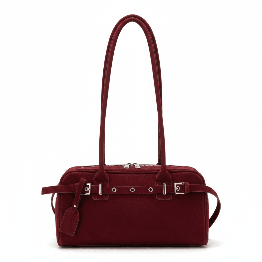 Rely - Exclusive Retro Suede Shoulder Bag - Timefield