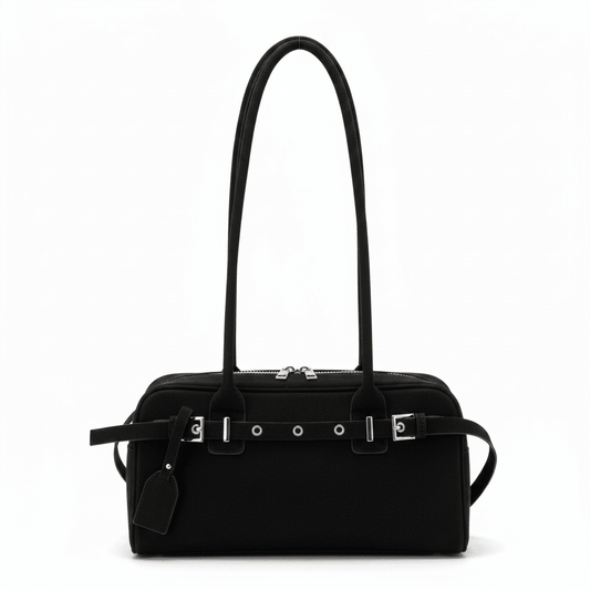 Rely - Exclusive Retro Suede Shoulder Bag - Timefield